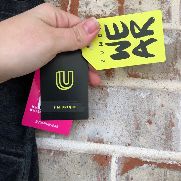 Zumba LOVE Capri Sweatpants Pocket Joggers XS S - Picture 12 of 16